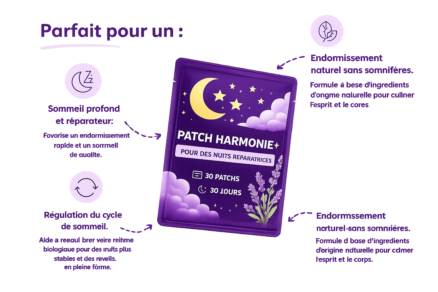 Profitez d'un sommeil réparateur avec le patch de sommeil